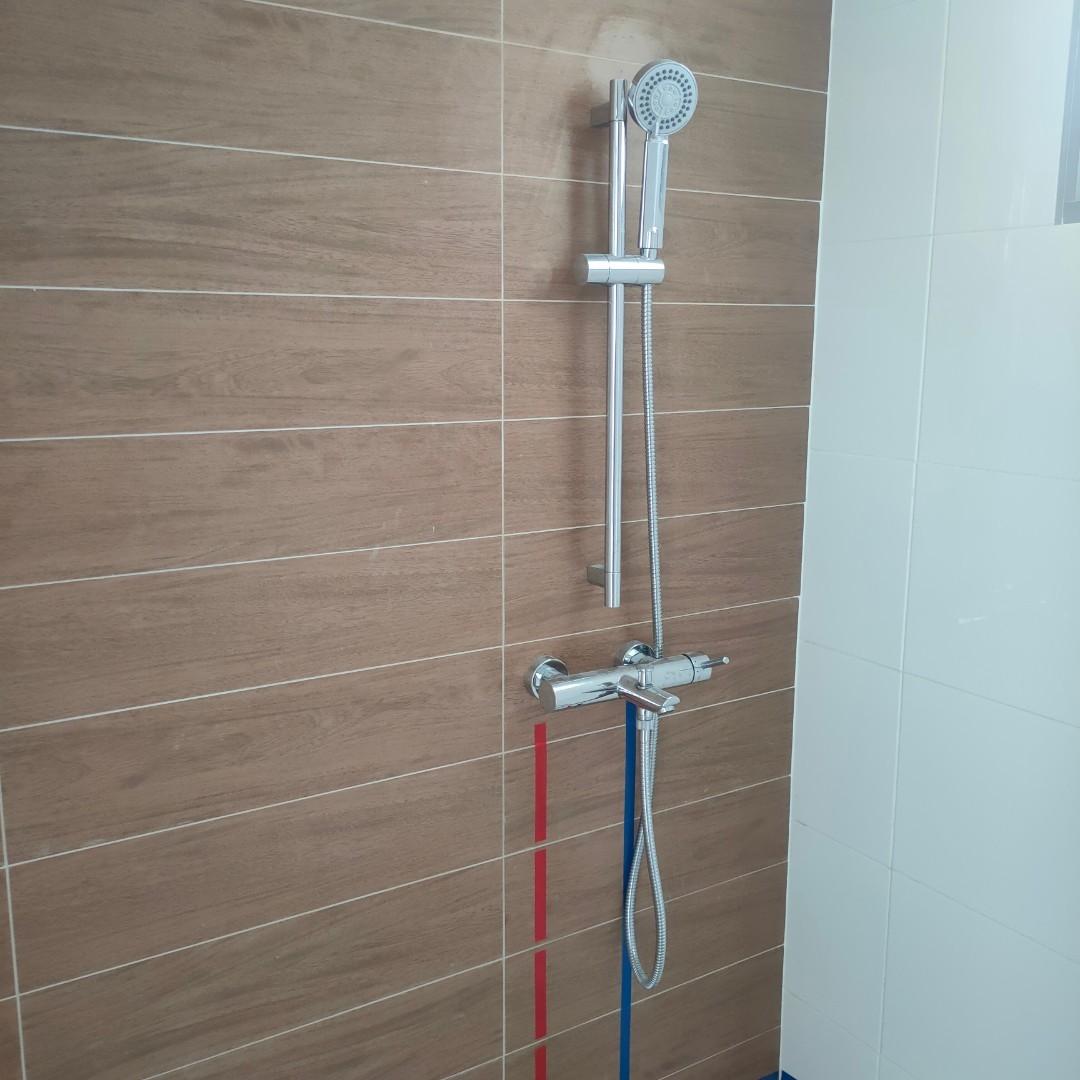 HDB BTO Shower Head and Mixer (2 Sets), Furniture & Home Living