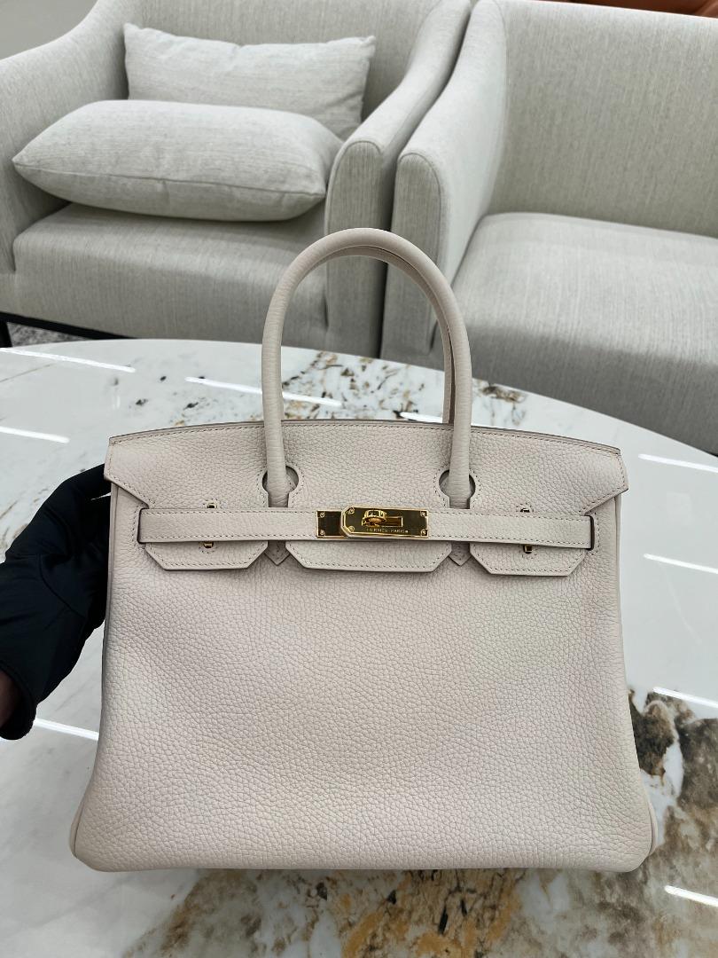 Hermes Birkin Togo 30 Craie