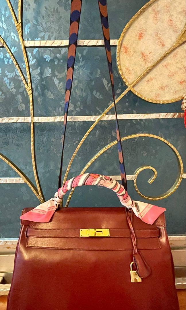 Eternal Love: 35 Hermes Red Kelly Sellier with Gold Hardware