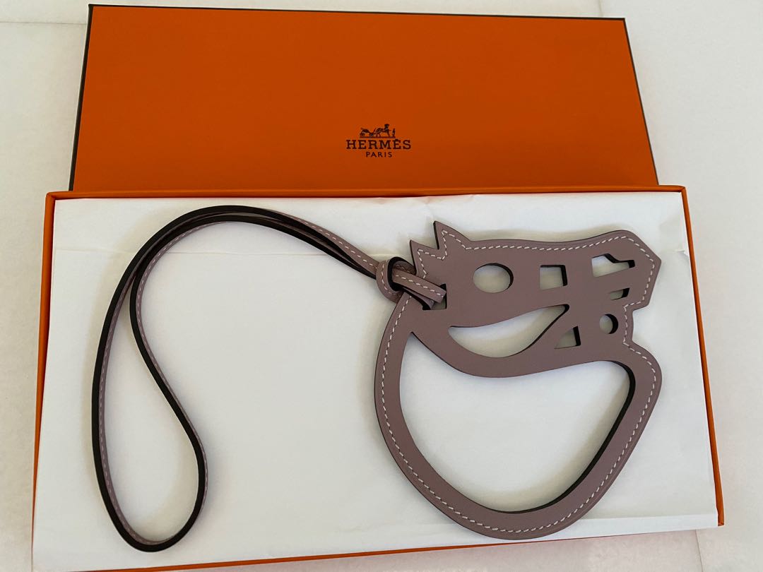 Charm Hermès Paddock Cheval - Swift Orange - Occasion Avec Boîte - France