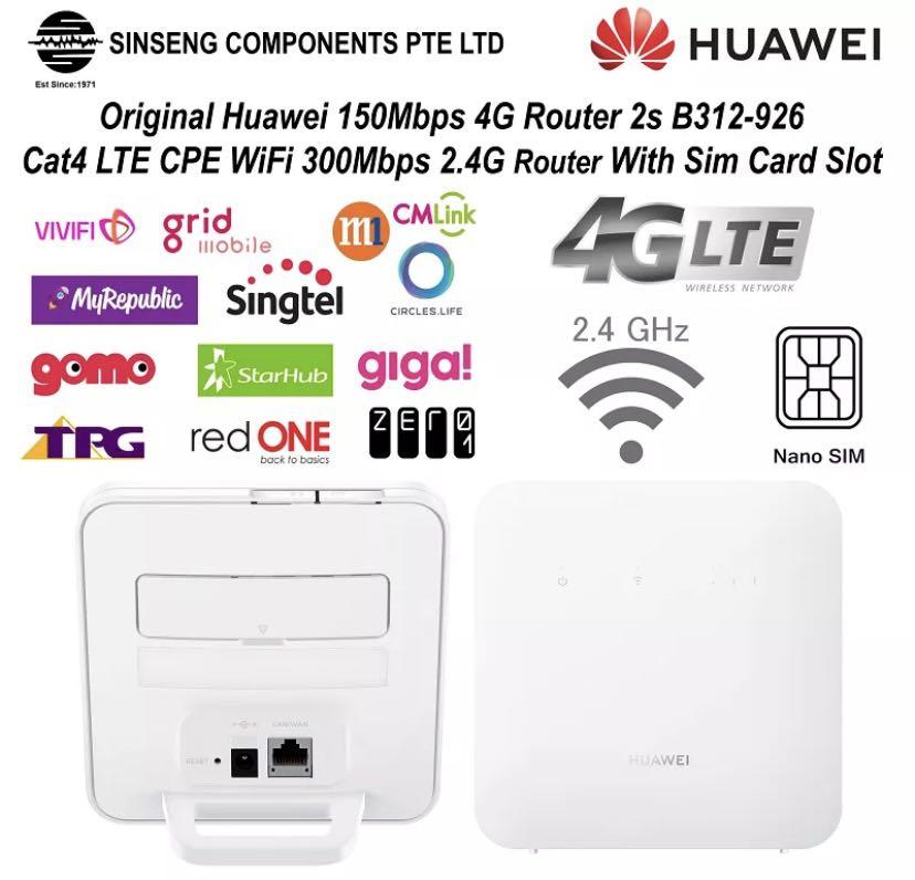 HUAWEI 4G Router 2s, Computers & Tech, Parts & Accessories, Networking ...