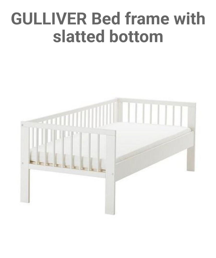 radicaal toernooi meten Ikea Kids Bed Gulliver - No longer in production, Furniture & Home Living,  Furniture, Bed Frames & Mattresses on Carousell