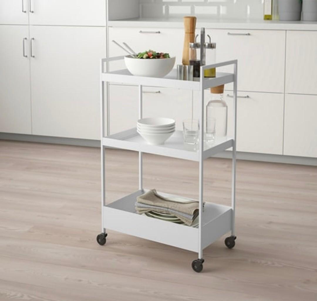 Ikea Kitchen Trolley, Furniture & Home Living, Furniture, Shelves