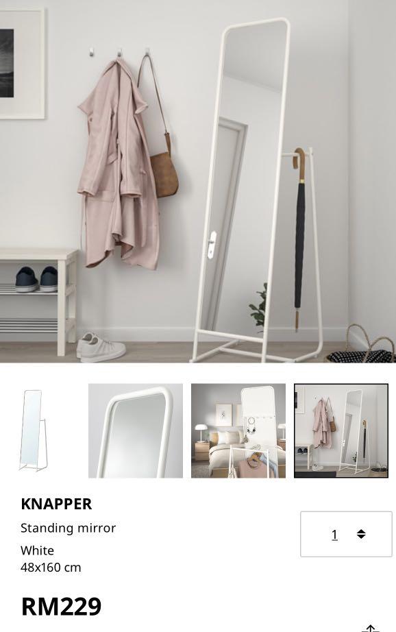 IKEA Knapper (Full body length mirror), Furniture & Home Living