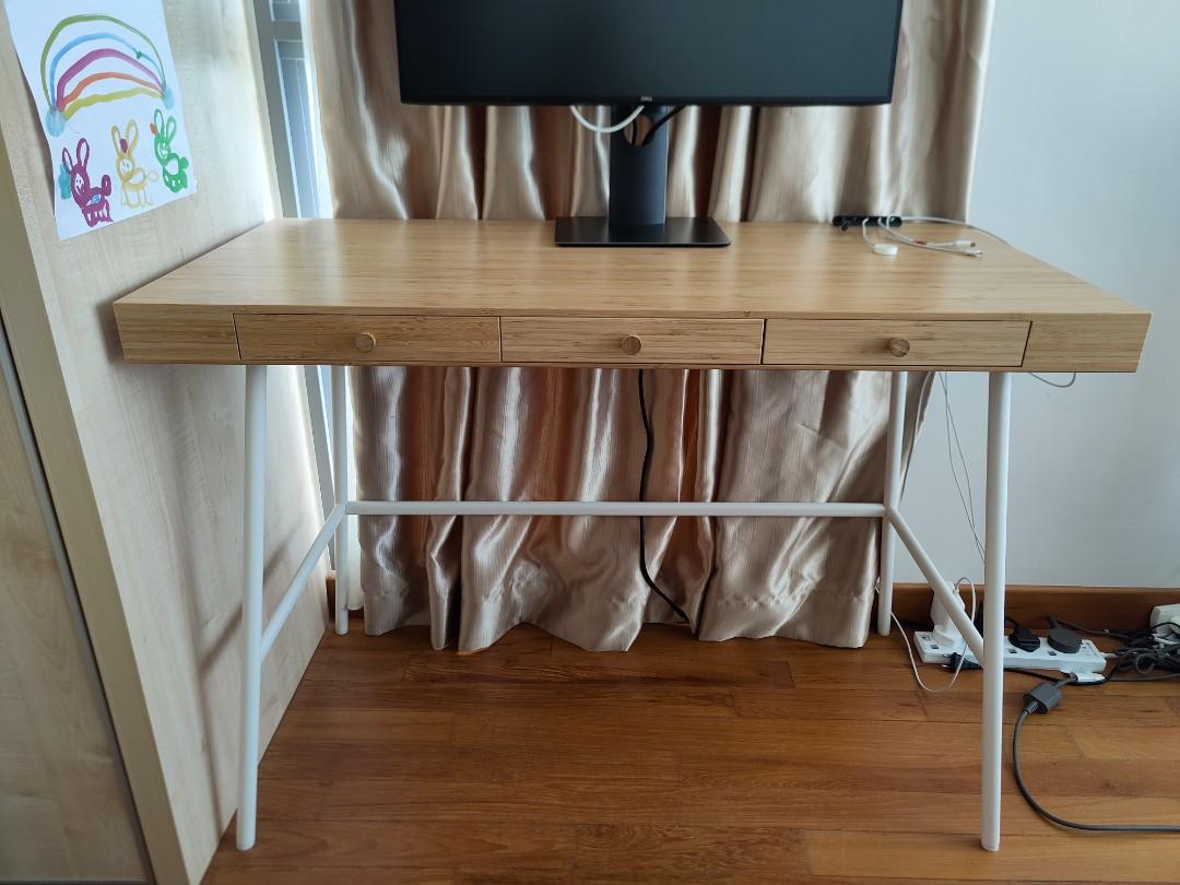 IKEA Lillasen office home desk, Furniture & Home Living, Furniture
