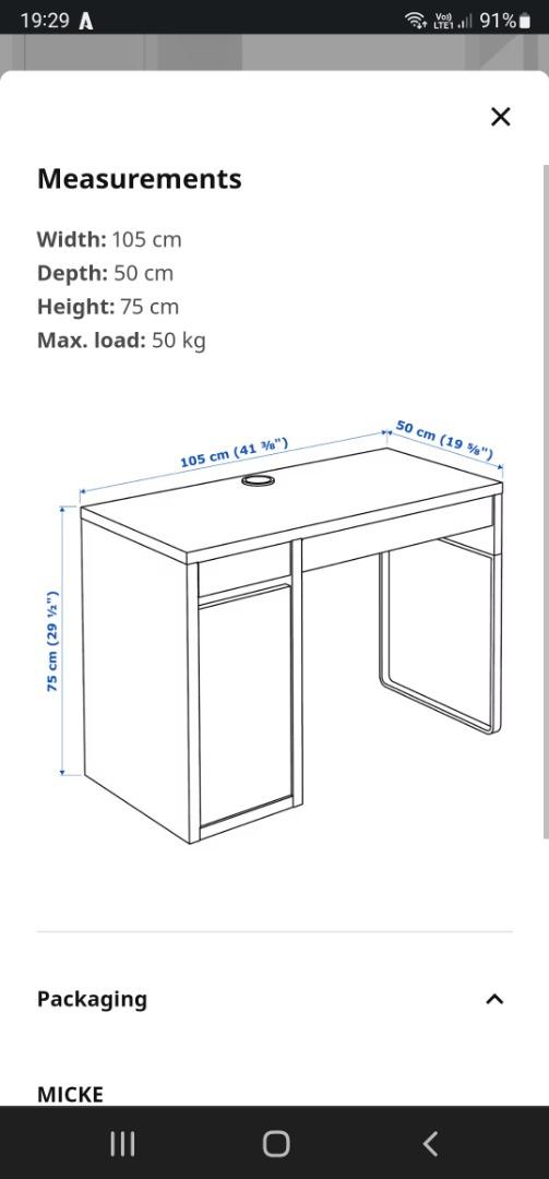 Micke ikea hotsell desk dimensions