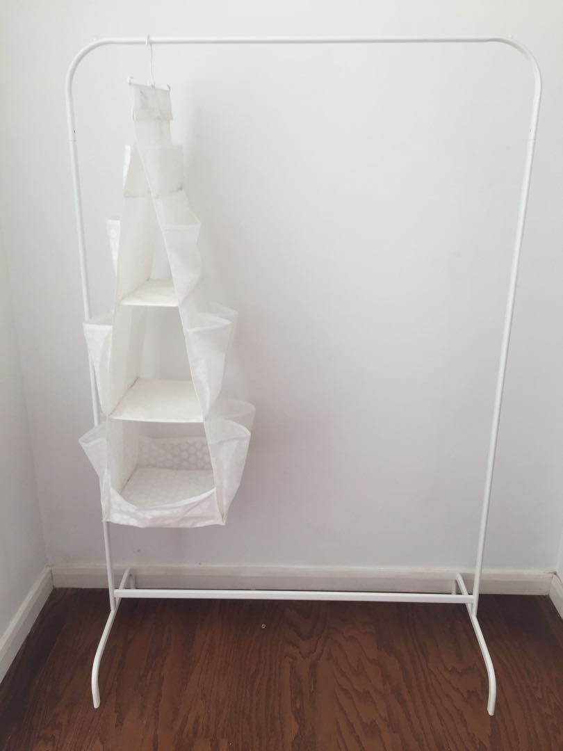MULIG Clothes rack, white, 99x46 cm - IKEA