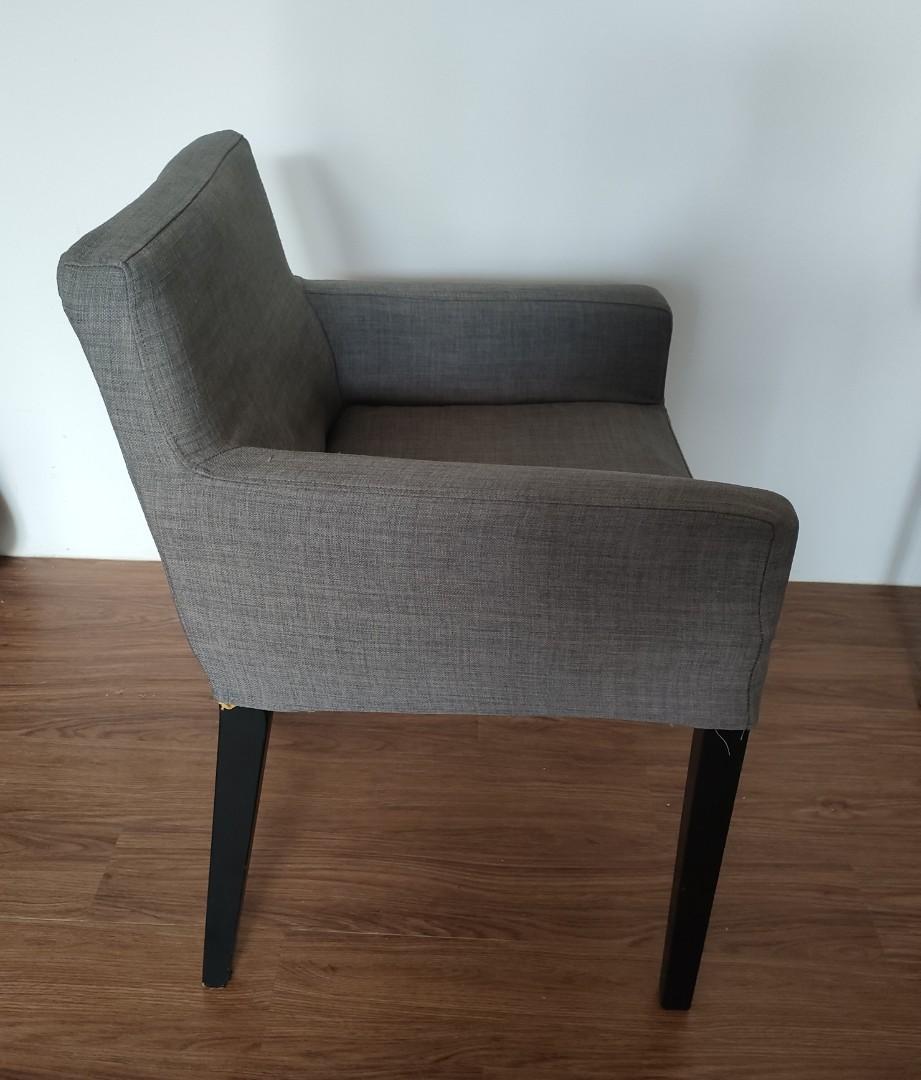 Ikea NILS chair grey, Furniture & Home Living, Furniture, Chairs on