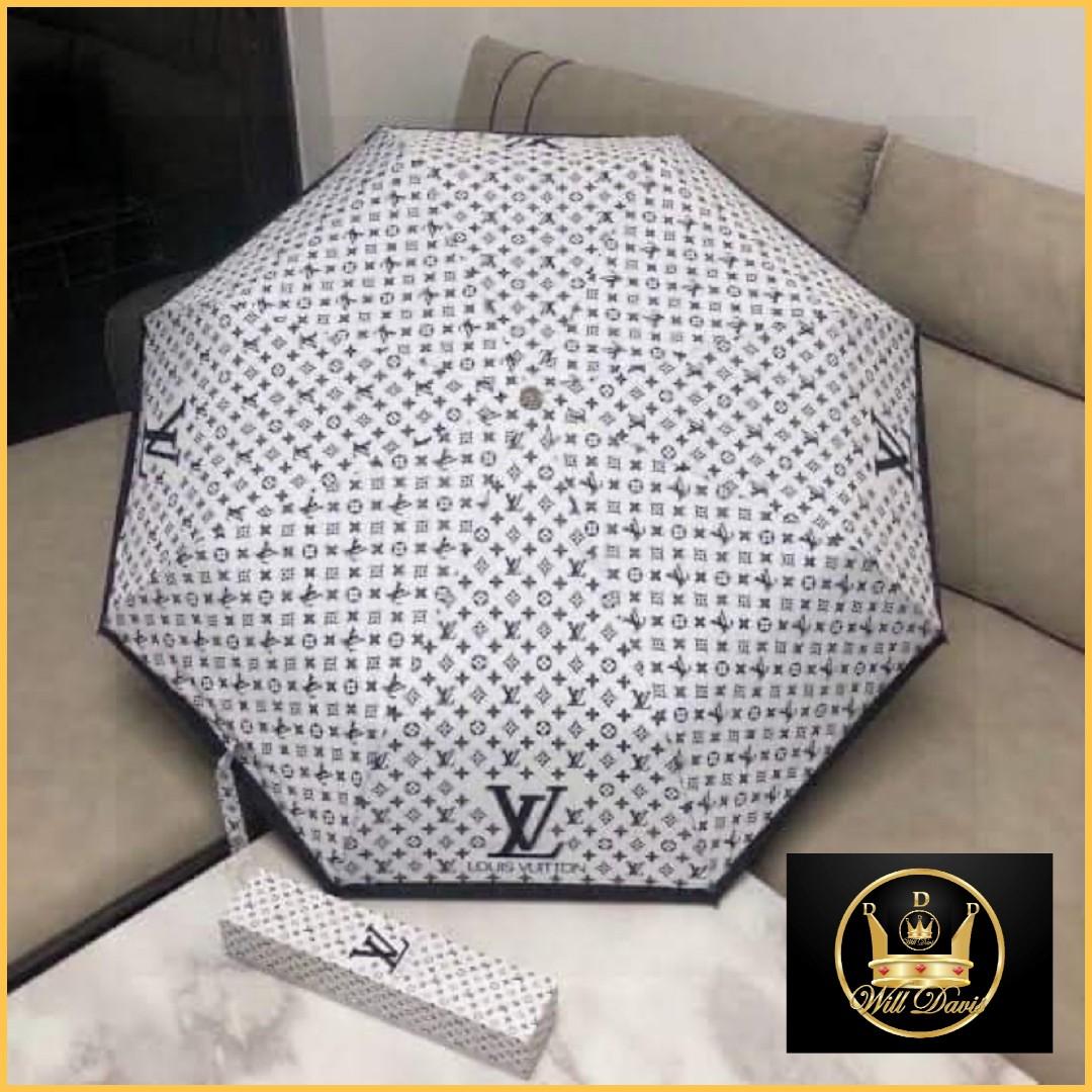 Imported Louis Vuitton White Umbrella ☂️, Hobbies & Toys, Travel