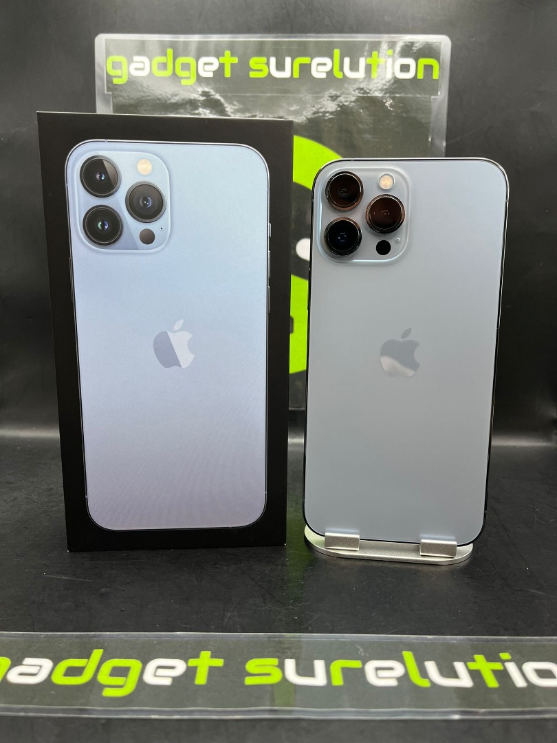 iPhone 13 Pro Max 128GB Sierra Blue 100% #101862C, Mobile Phones ...