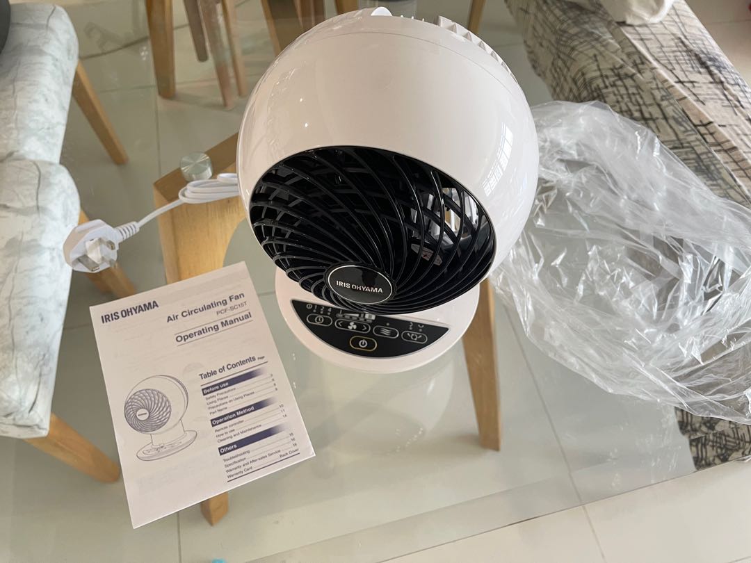 Iris Oyama Circulator Fan PCF-SC15T, Furniture & Home Living, Lighting ...