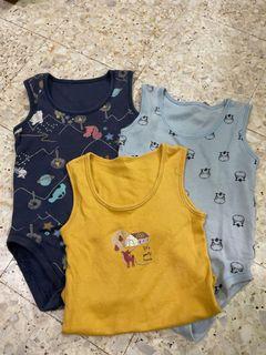 Juniors 3pcs Rompers 6-12M