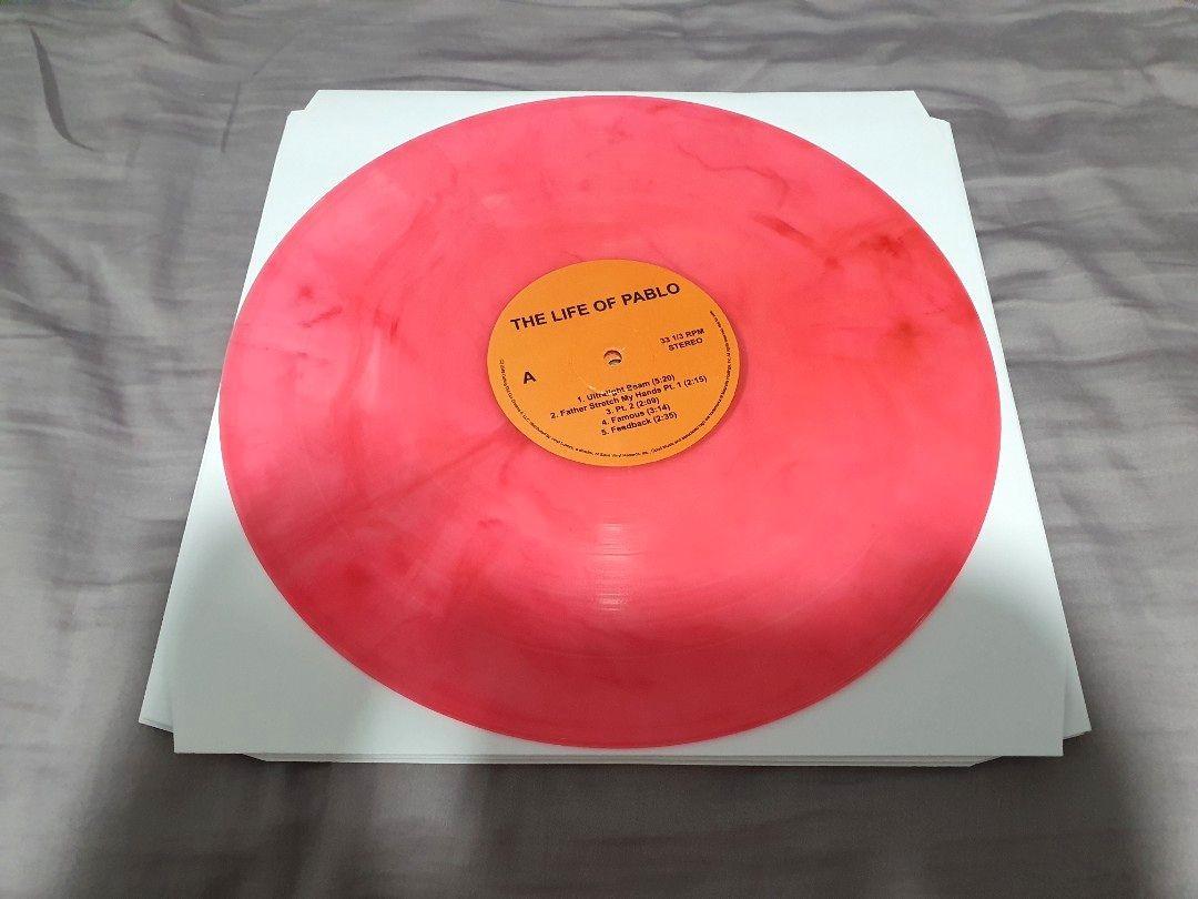 In Stock] (Rare) Kanye West Vinyl - The Life Of Pablo 2LP, Hobbies