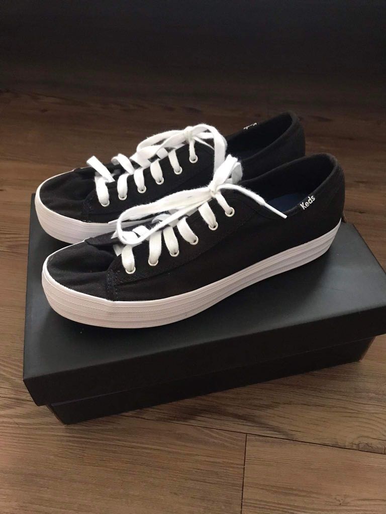 Keds triple kick sales black
