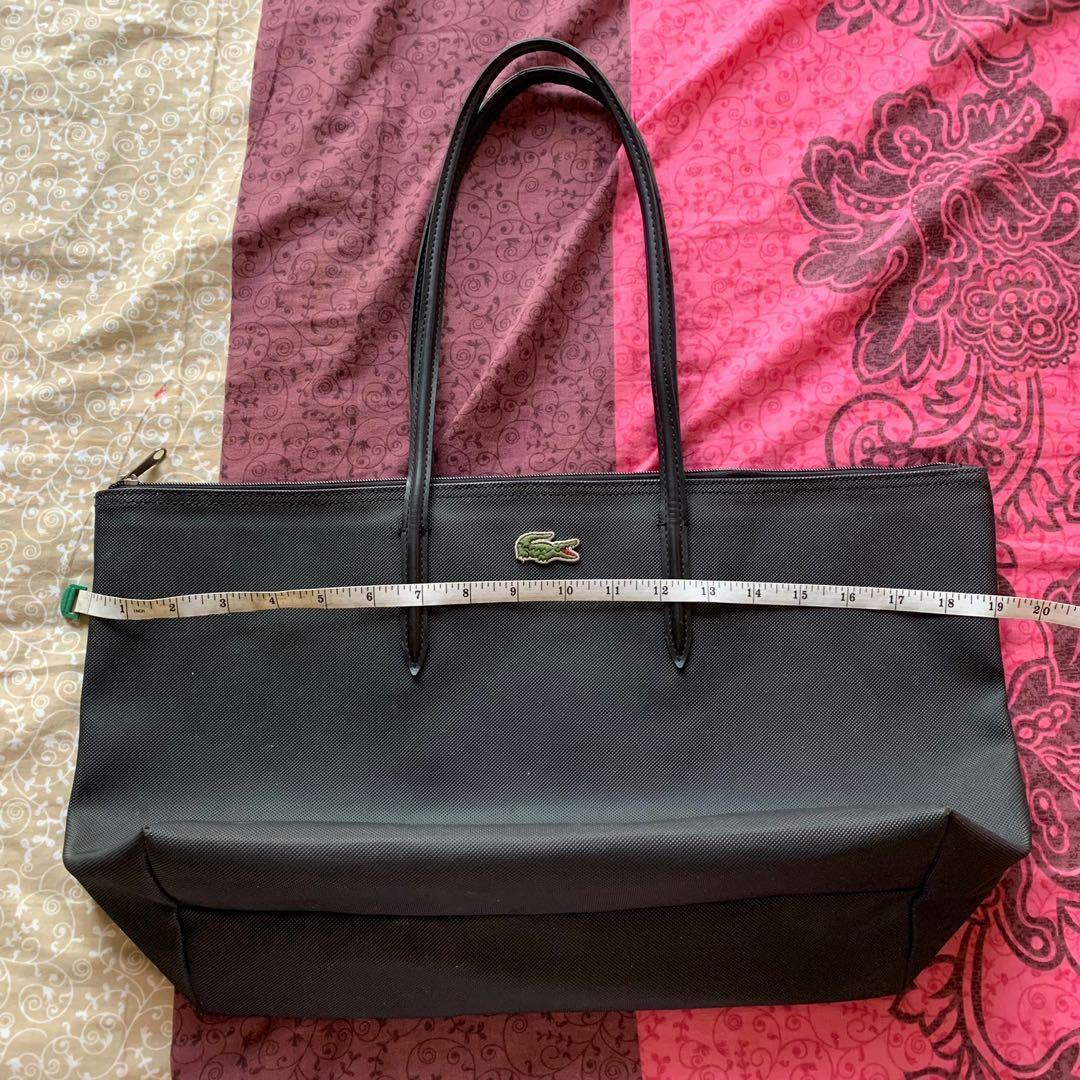 Lacoste L.12.12 Concept Zip Tote Bag Black