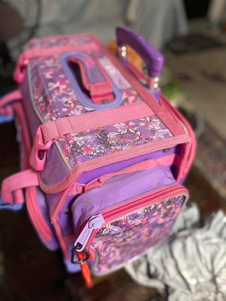 Large Trolley school bag for girls, Hobbies & Toys, Stationary & Craft