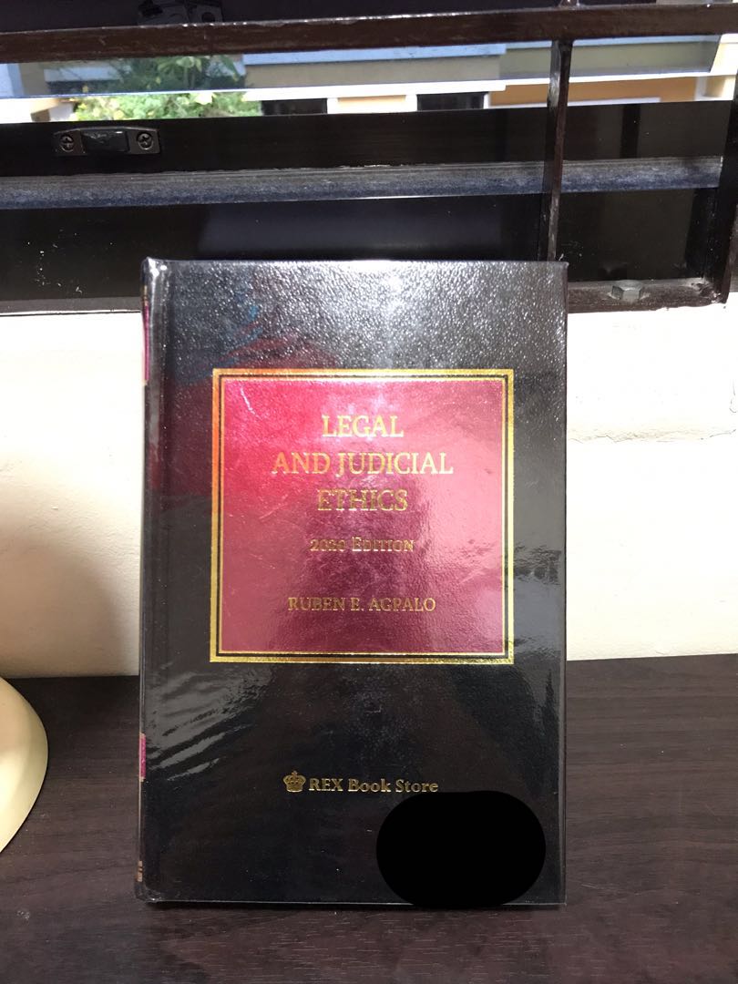 Legal and Judicial Ethics 2020 by Ruben Agpalo, Hobbies & Toys, Books