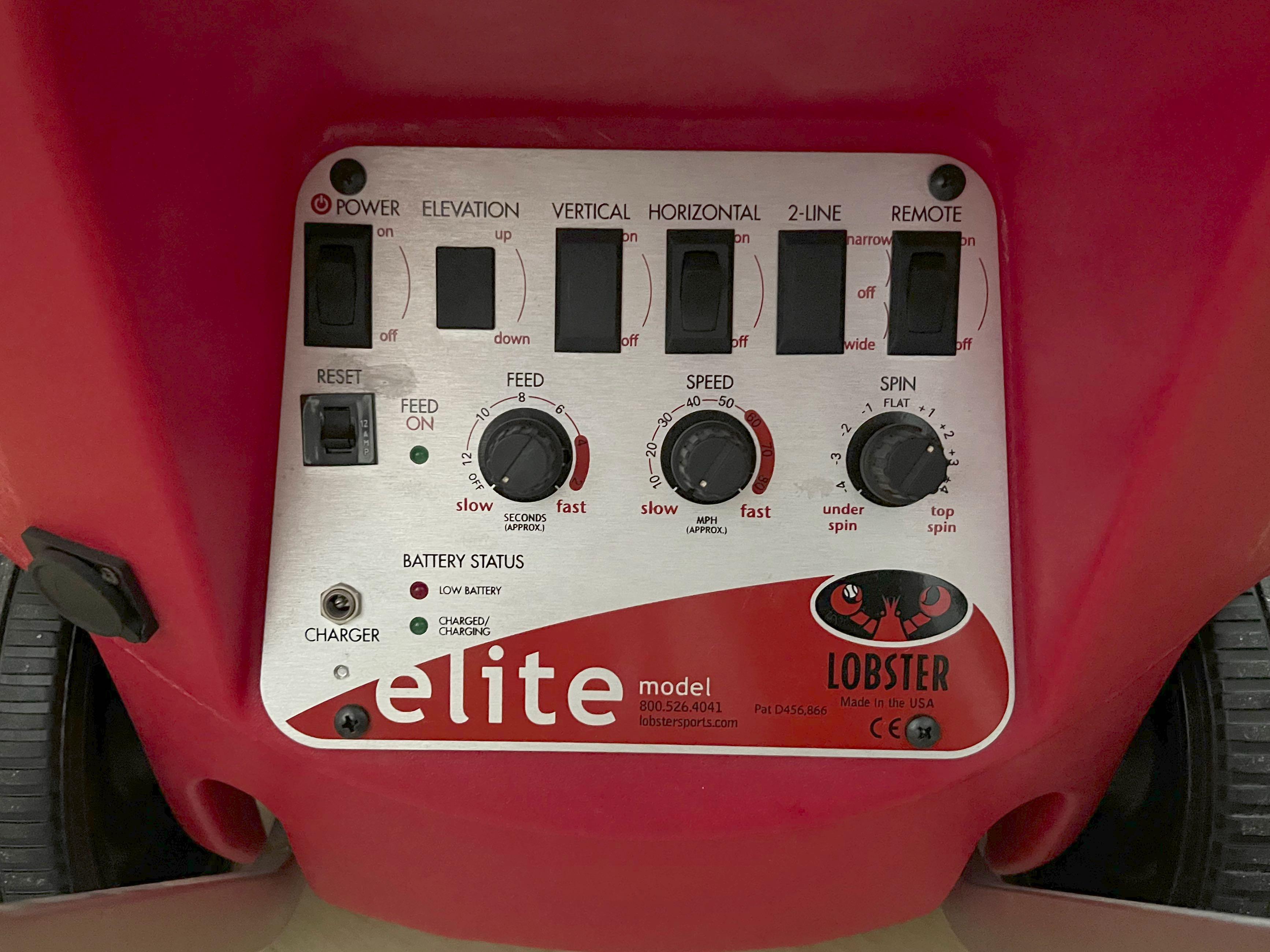 Lobster Elite Tennis Ball Machine, Sports Equipment, Sports & Games