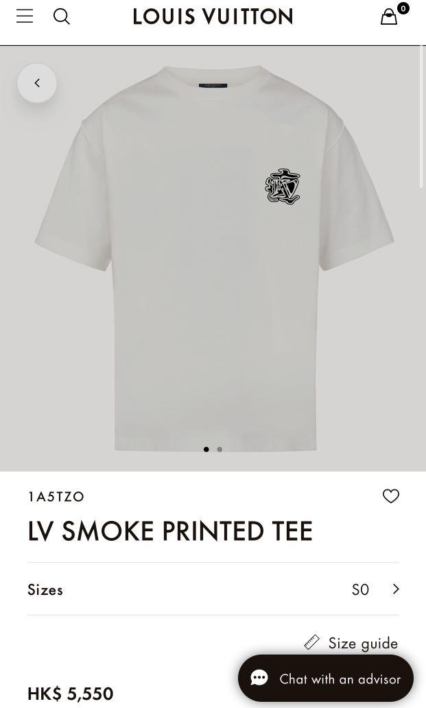 LV Smoke Printed Tee