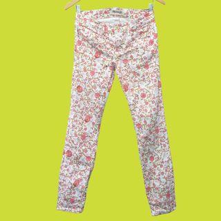 Madewell Floral Skinny Jeans