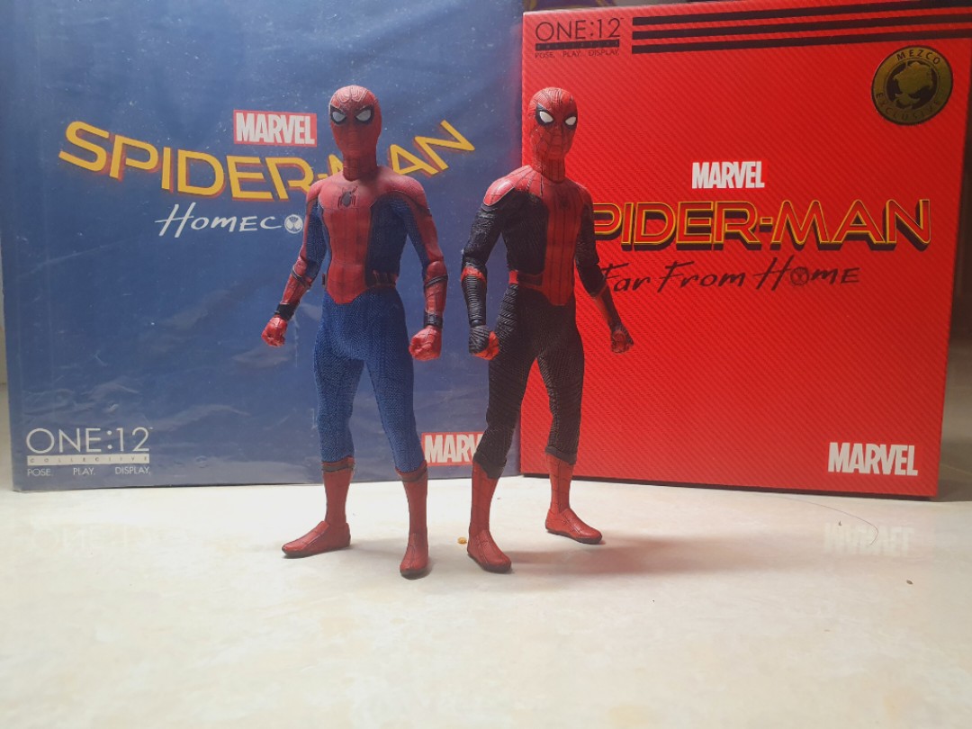 Mezco Spider-Man Homecoming and Mezco Spider-Man Far From Home 1:12 Action  Figure, Hobbies & Toys, Collectibles & Memorabilia, Fan Merchandise on  Carousell