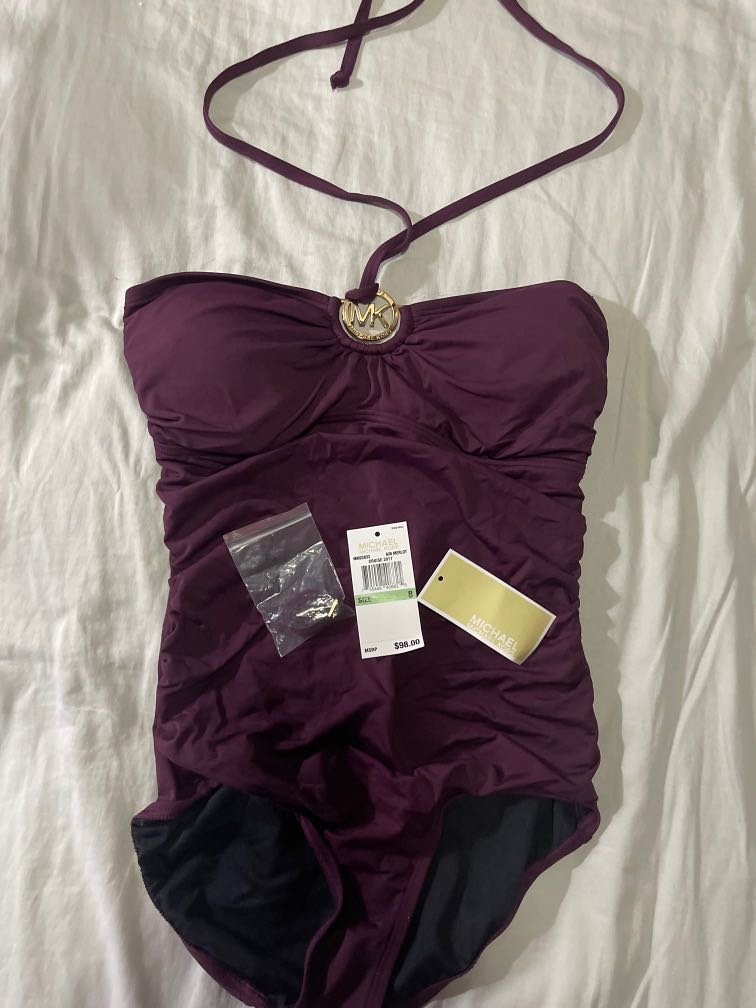 Michael Kors halter one piece swimsuit, Women's Fashion, Swimwear