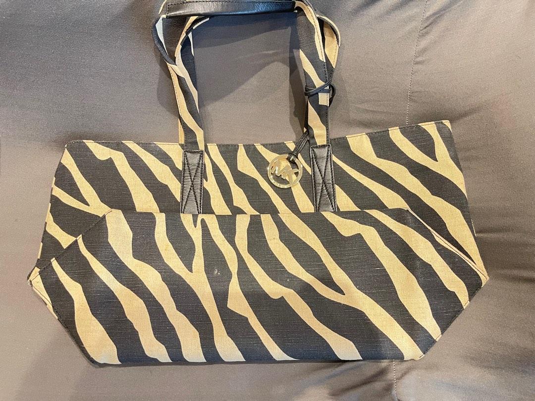 Michael kors zebra bag top