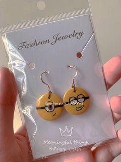 手繪耳環🎨minions handmade earrings