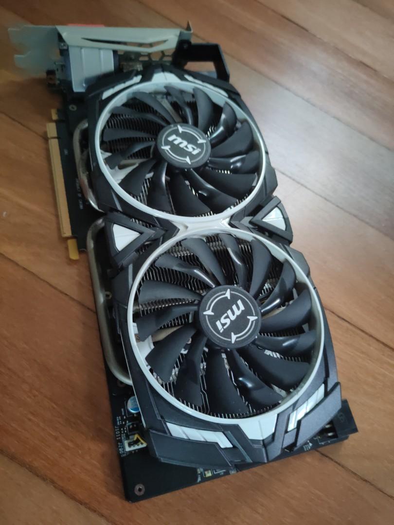 MSI 1070 GTX Armor 8GB OC Edition, Computers & Tech, Parts ...