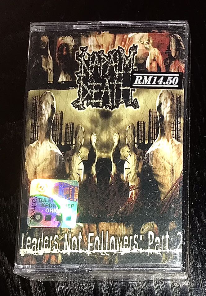 NAPALM DEATH LEADERS NOT FOLLOWERS PART 2 CASSETTE, Hobbies & Toys
