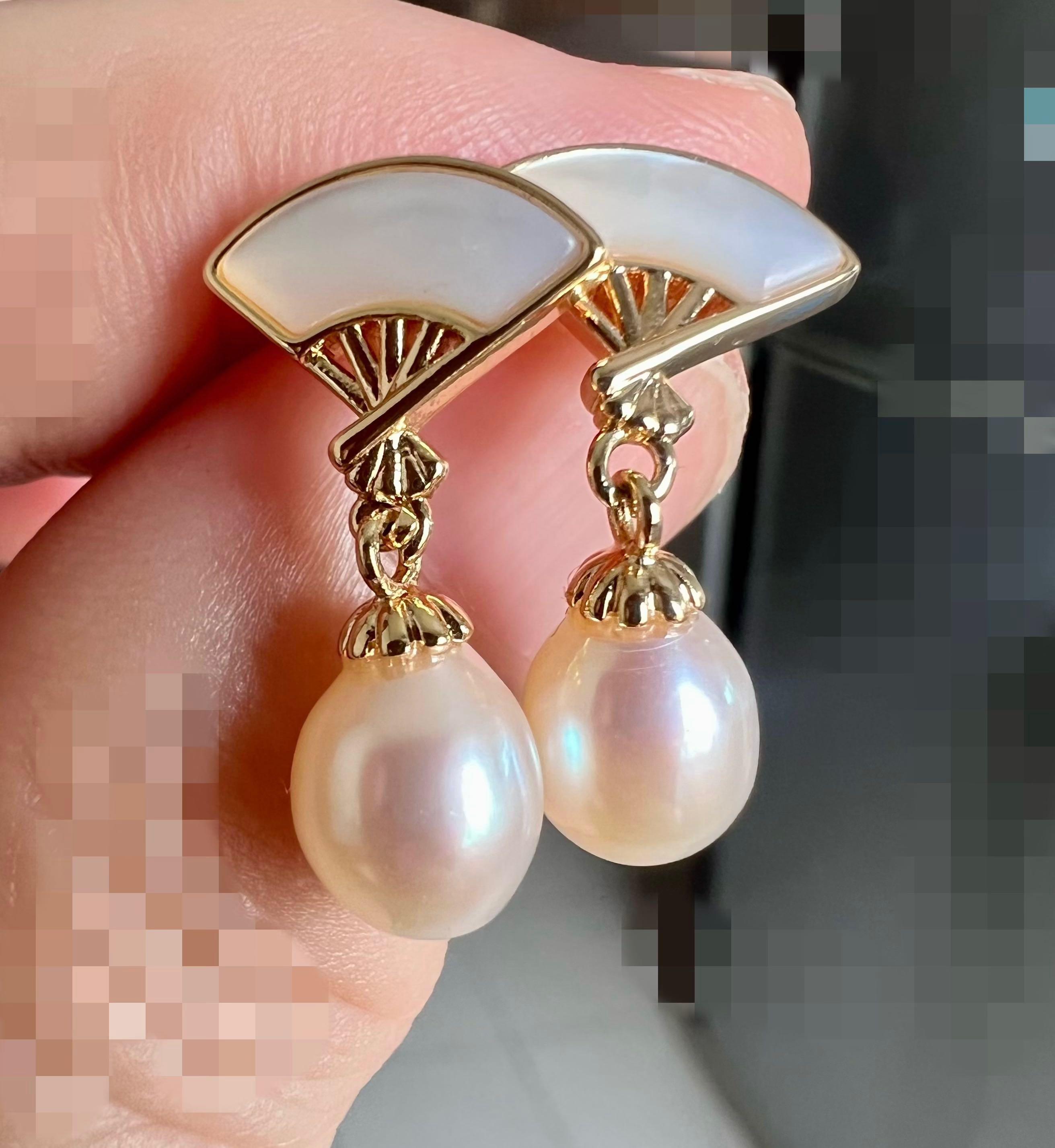 Freshwater pearl cheap studs