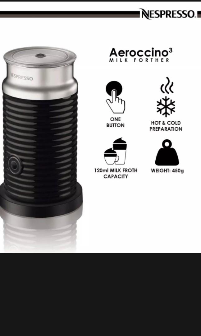 Nespresso Milk frother free Nespresso cup x1, TV & Home Appliances