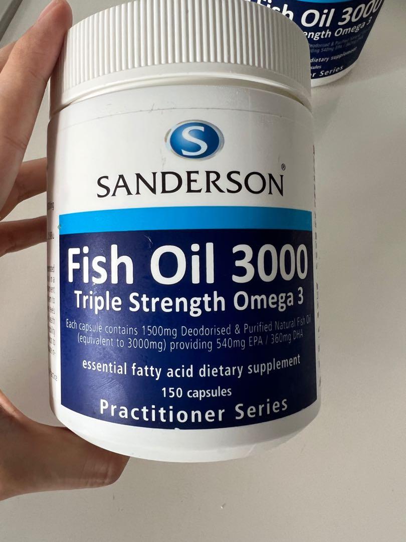 New zealand fish oil 3000 omega 3, Health & Nutrition, Health