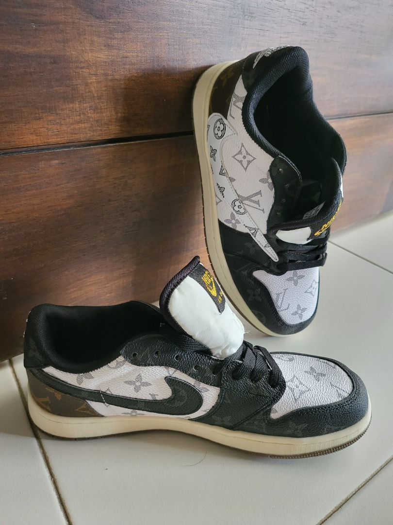 Nike Air Jordan x LV shoe, Men's Fashion, Footwear, Sneakers on Carousell