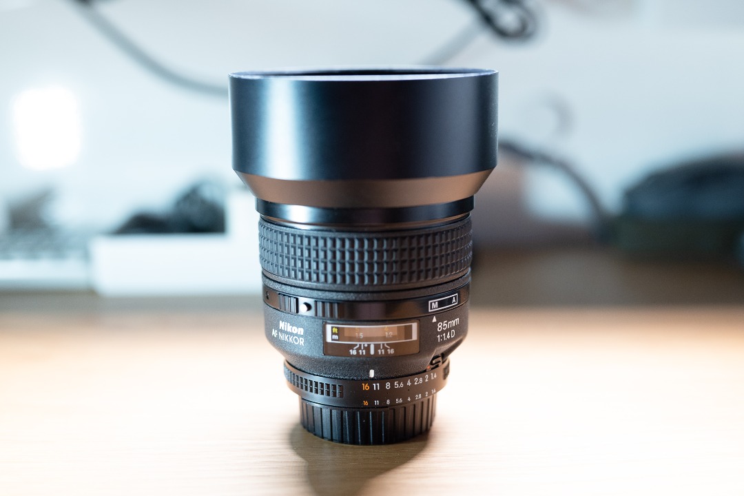 Nikon AF Nikkor 85mm F1.4D IF, 攝影器材, 鏡頭及裝備- Carousell