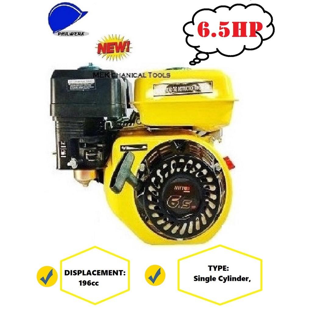 Nittoo Engine 6.5hp Single Cylinder 4 Stroke Air Cooled 3600rpm Recoil  Start (HighSpeed), Commercial & Industrial, Construction Tools & Equipment  on Carousell