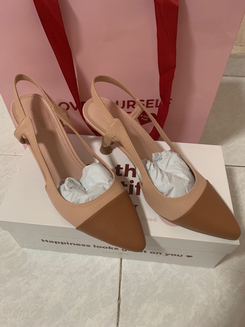 Nude Heels PrettyFit size 36 Women s Fashion Footwear Heels on Carousell