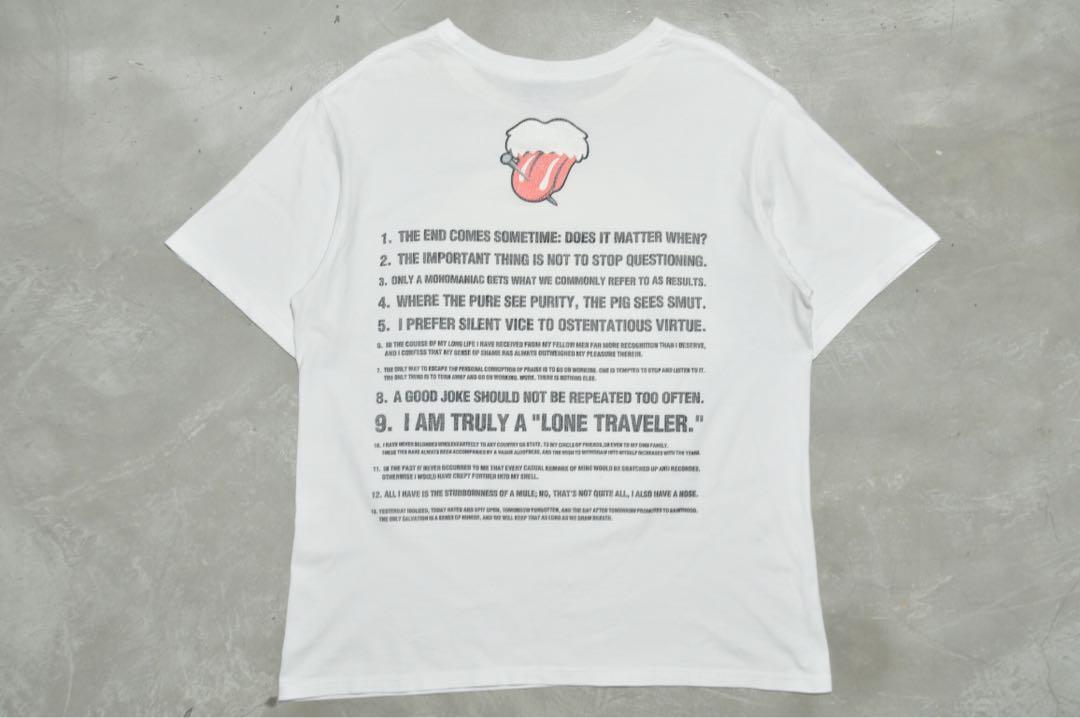 Number Nine - Rolling Stones/Albert Einstein Tee, Men's Fashion, Tops & Sets, Tshirts & Polo 