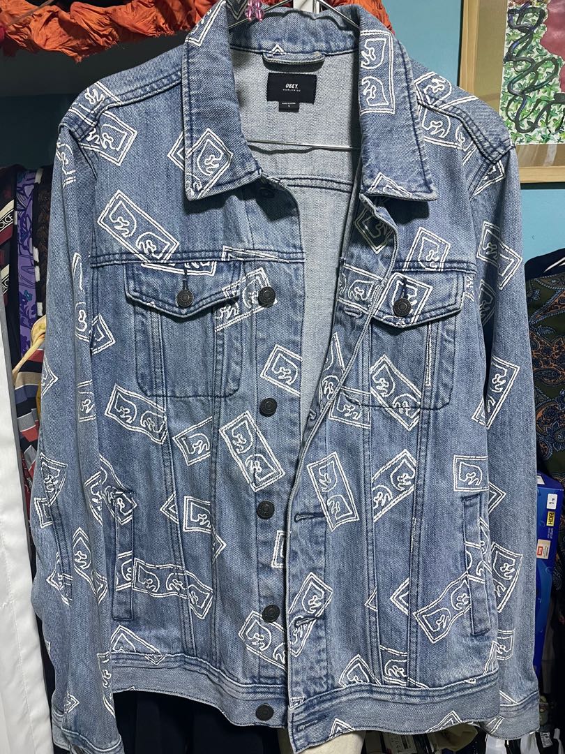Obey Denim Jacket Monogram