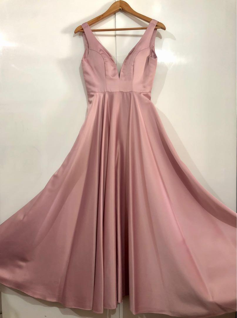 Old rose gown for maid of honor new arrivals