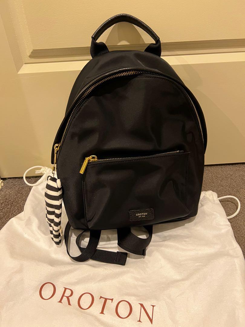 Oroton Backpack in Black Women s Fashion Bags Wallets on Carousell