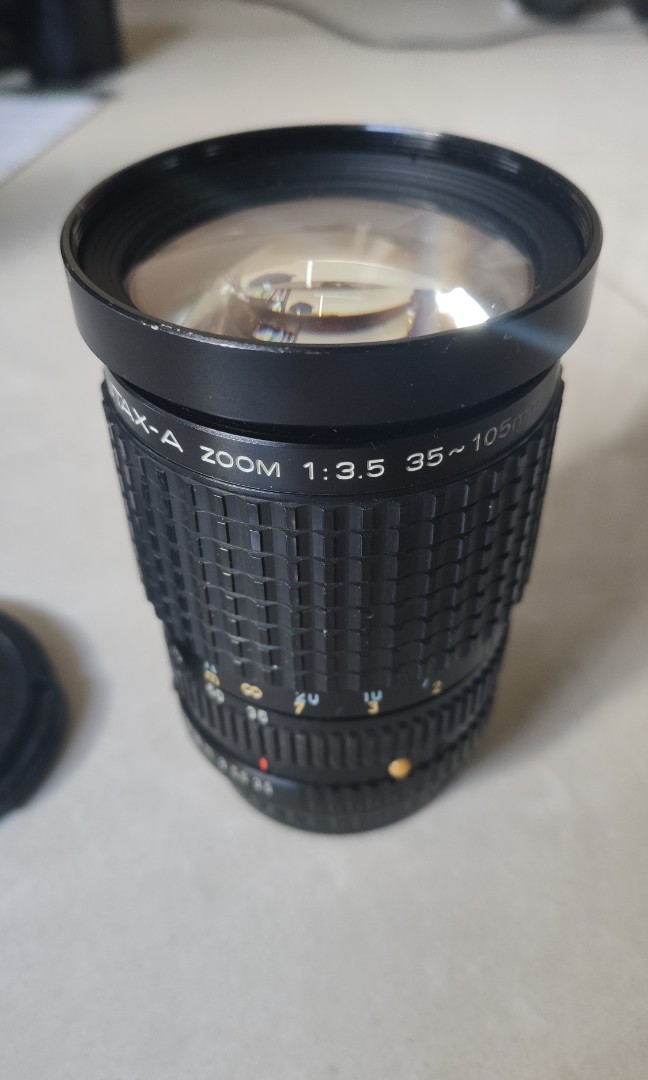 Pentax 35-105mm F3.5 SMC PENTAX-A zoom, 攝影器材, 鏡頭及裝備