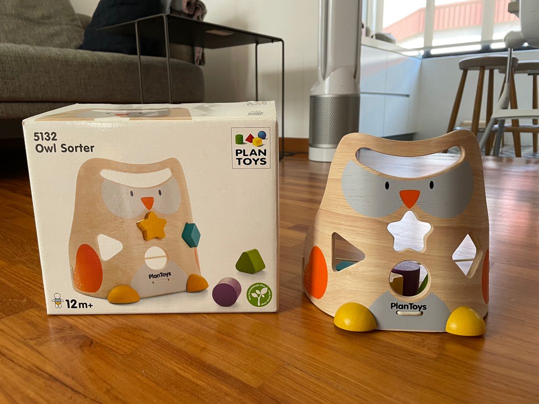 Plan toys owl sorter sale