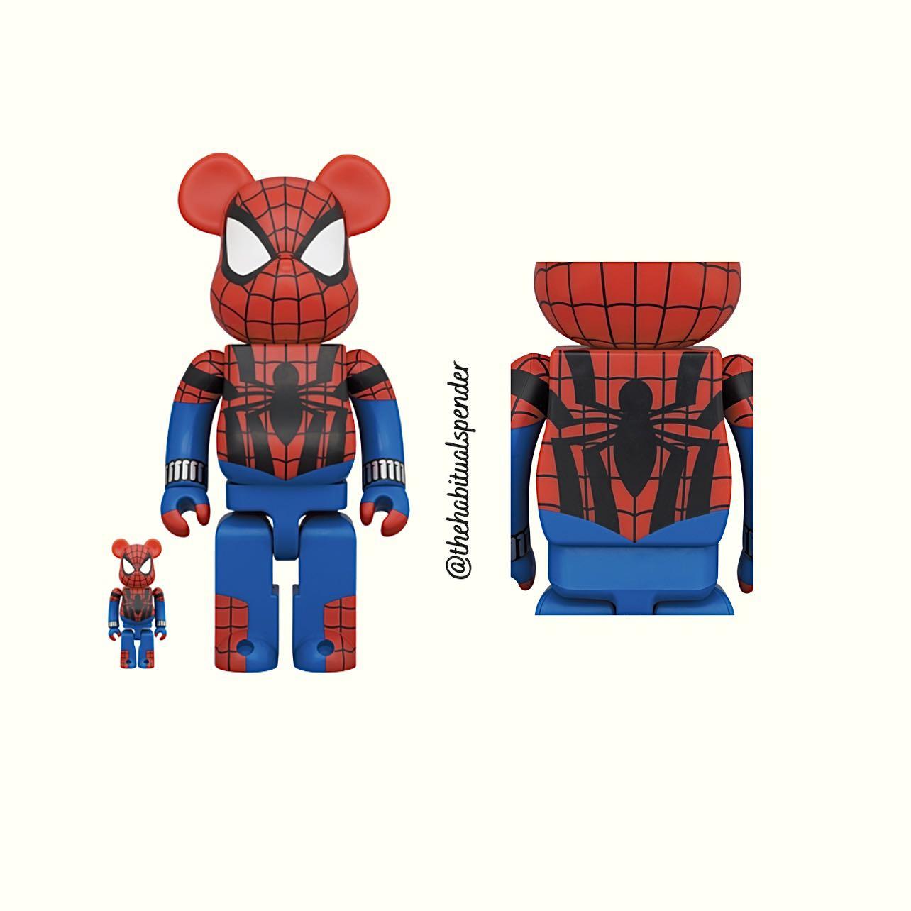 Bearbrick Spider-Man (Ben Reilly) 400% & 100%, Hobbies & Toys