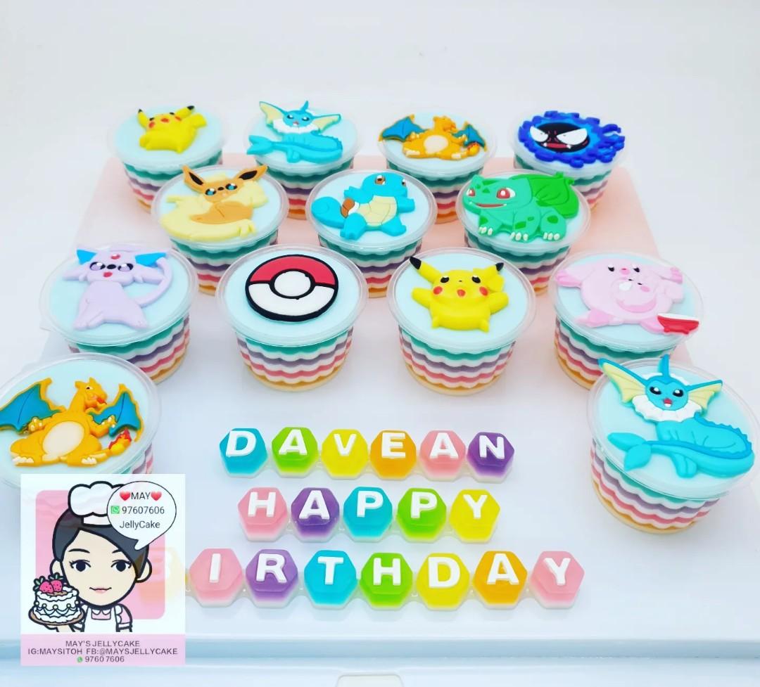 Pokemon/ Pikachu Jelly Cake (agar agar cake), Food & Drinks, Homemade