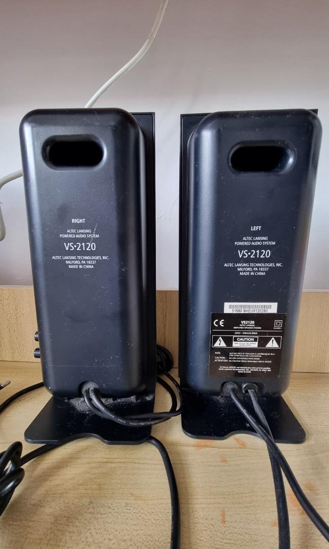 Powerful Bookshelf Speakers Altec Lansing VS2120, Audio, Soundbars, Speakers & Amplifiers on