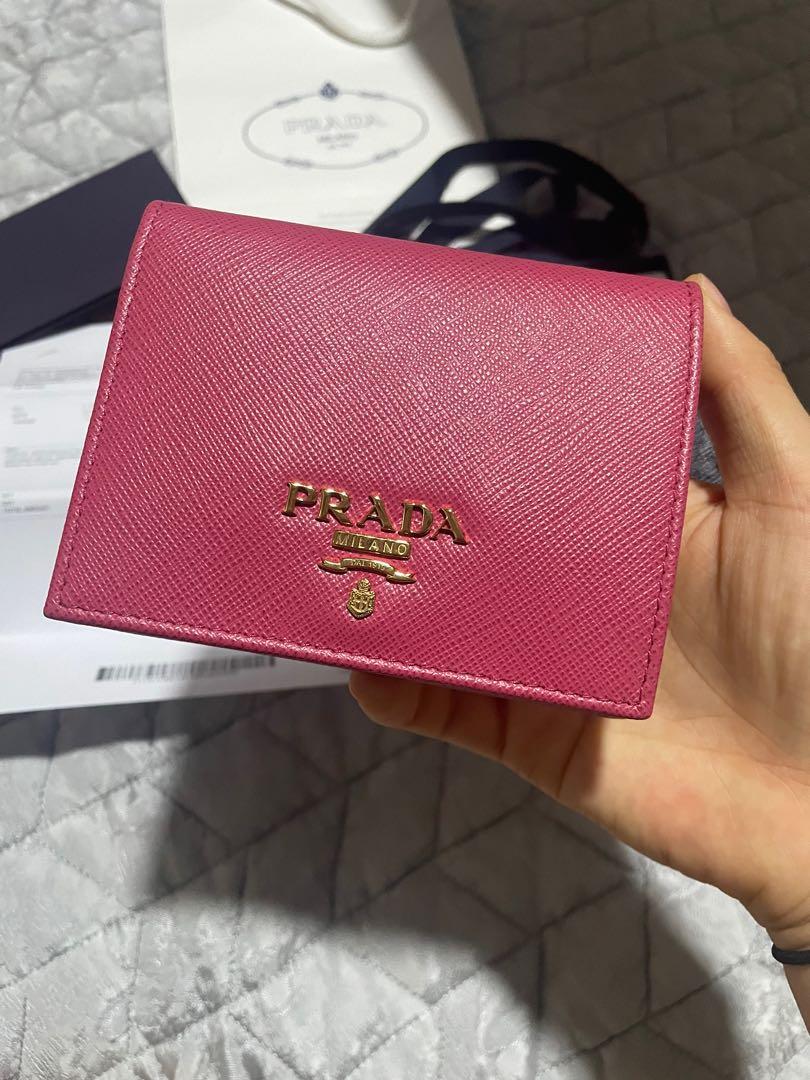 Prada Small Saffiano Leather Wallet Women s Fashion Bags Wallets Wallets Card Holders on Carousell