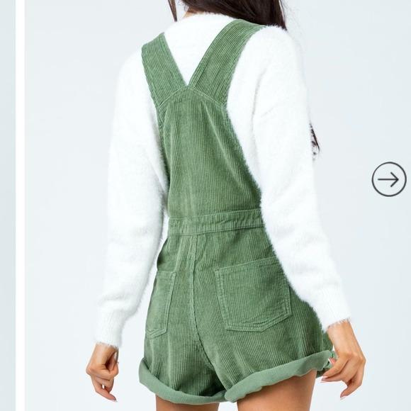 Princess Polly Kacey Overalls in Khaki, Women's Fashion, Bottoms, Other