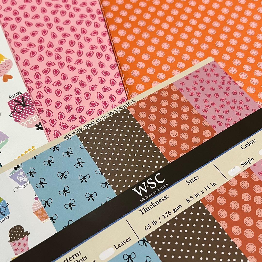 Printed Colored Paper Scrapbook, Hobbies & Toys, Stationary & Craft