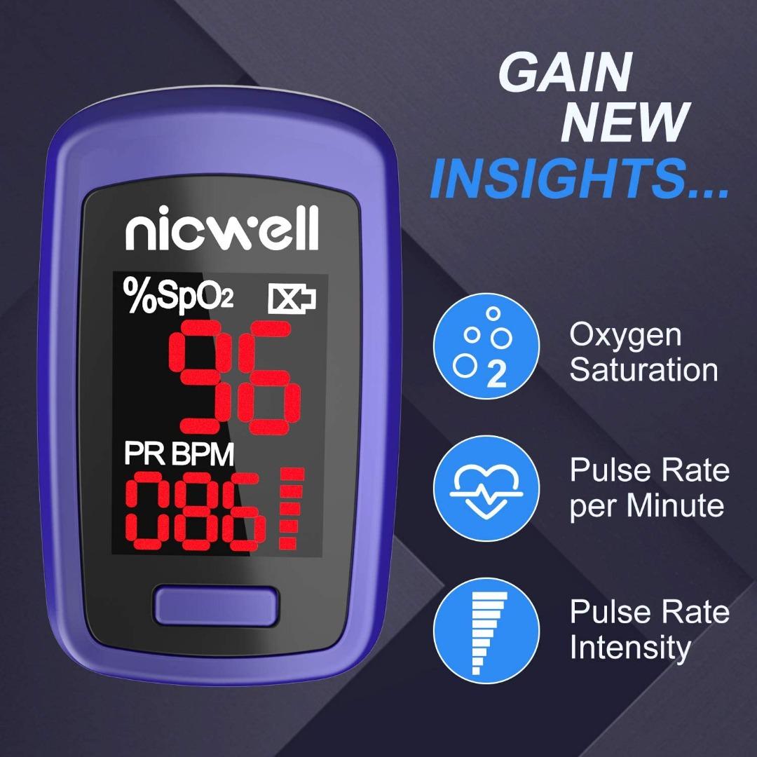 Pulse Oximeter Fingertip Lovia Automatic Digital Blood Oxygen